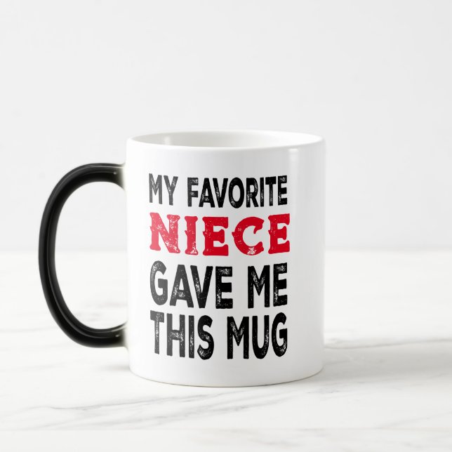 Drôle "Favori Niece" Mug cadeau pour tante (Gauche)