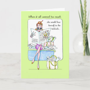 Drôle femme humour carte d'anniversaire - humour T
