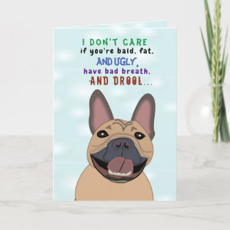 Drôle Fête des pères Chien Papa Carte pour Animaux