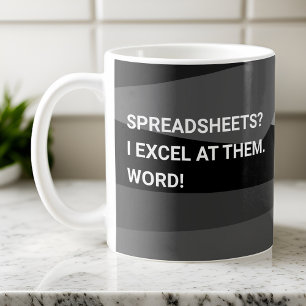 Drôle feuille de calcul géométrique Café Mug