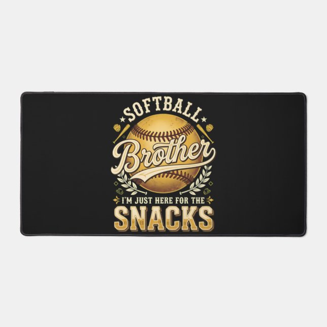 Drôle Frère de Softball Snacks Sports (Recto)