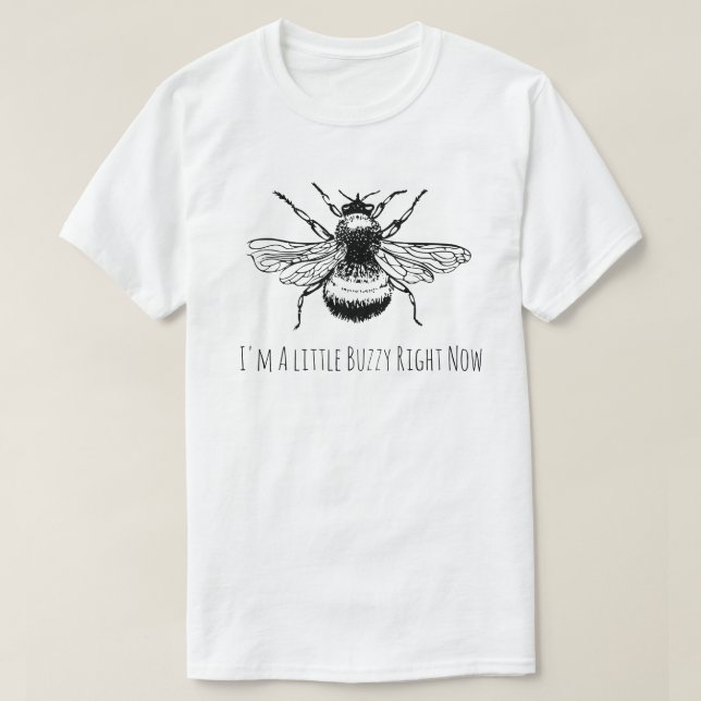 Drôle gaffez le T-shirt de Buzzy d'abeille en ce (Design devant)