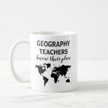 Drôle Géographie Enseignant Cadeau Café Mug