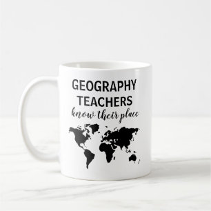 Drôle Géographie Enseignant Cadeau Café Mug
