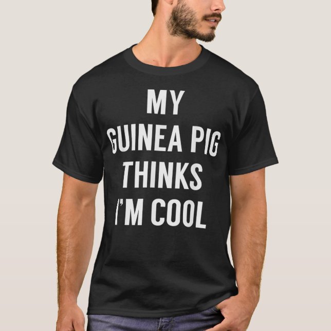 Drôle Guinée Cochon Tshirt Cadeau Guinée Cochon Te (Devant)