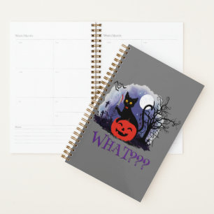 Drôle Halloween Bewitched Chat noir Quoi?