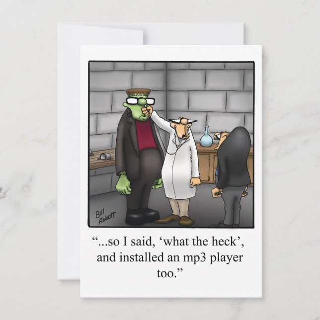 Drôle Halloween Party Invitation (Devant)