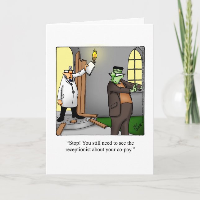 Drôle Happy Halloween Carte de voeux (Devant)