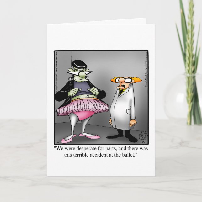Drôle Happy Halloween Carte de voeux (Devant)