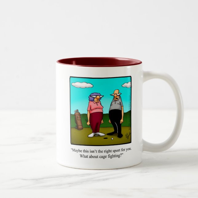 Drôle Humour de golf cadeau Mug (Droit)
