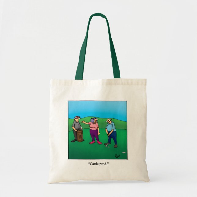 Drôle Humour de golf sac en toile "Spectickles" (Devant)