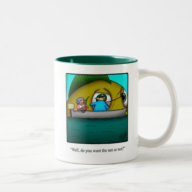 Drôle Humour de pêche cadeau Mug (Droit)