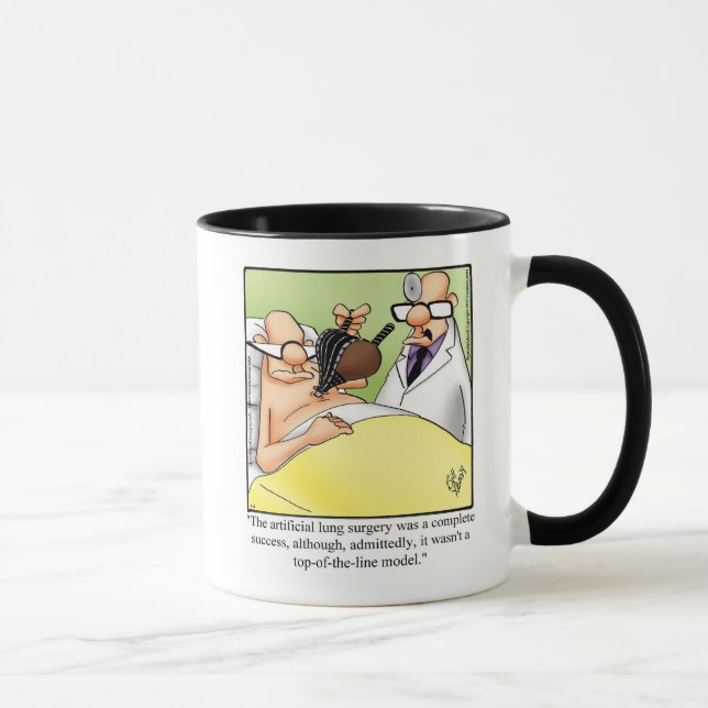 Drôle Humour Médicale Mug (Droite)