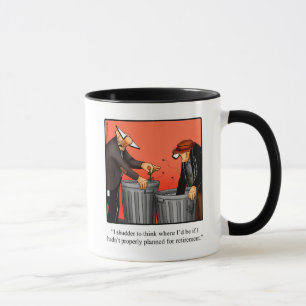 Drôle Humour retraite Mug cadeau