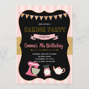 Drôle invitation à la fête de boulangerie