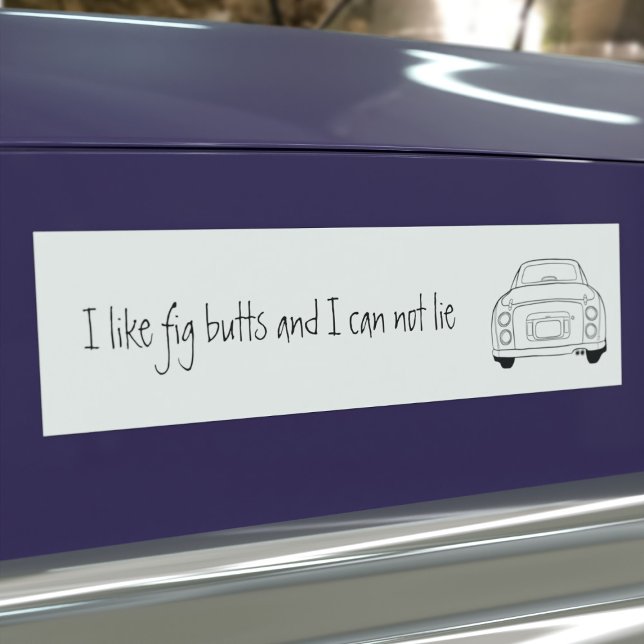 Drôle J'Aime Figaro Sticker de pare-chocs de voitu (Do you like Figaro cars and can not lie? This is the car bumper sticker just for you)