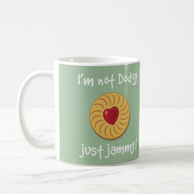 Drôle Jammy Dodger Biscuit Mug (Gauche)
