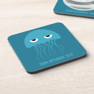 Drôle Jellyfish dessous de verre personnalisés