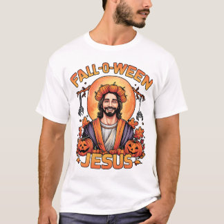 Drôle Jésus Halloween Éffrayant Tshirt de vacances