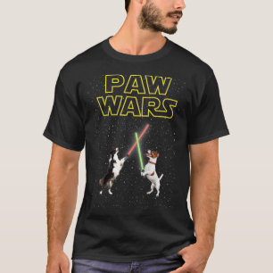 Drôle Joke Citer Chien Tshirt Paw Wars Cute Chiens