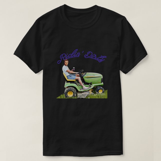 Drôle Jones George conduit un Tractor Kids T-Shirt (Design devant)