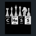 Drôle Joueur d'échecs Jeu Tableau Périodique Cadea<br><div class="desc">chess, board, horse, pawn, gift, player, check-mate, king, queen, funny</div>