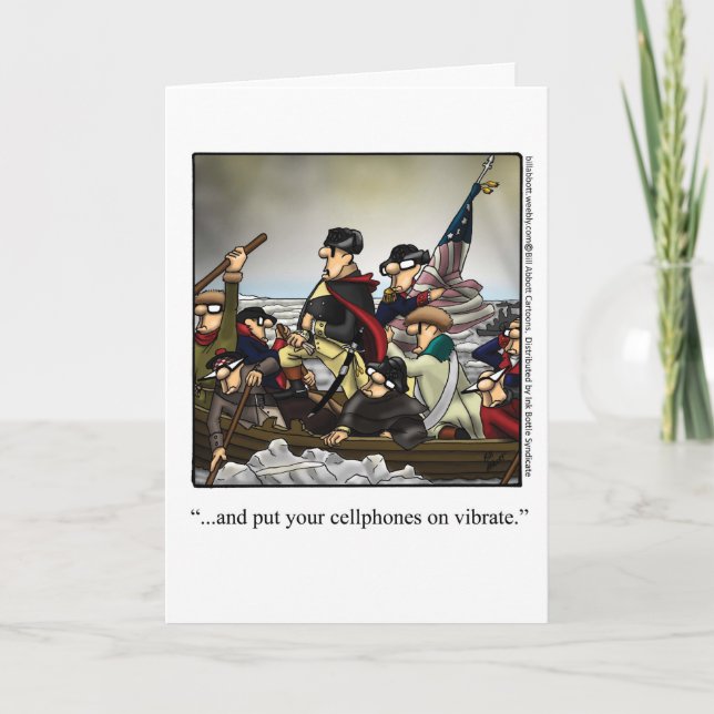 Drôle Juillet Quatrième Carte de voeux (Devant)