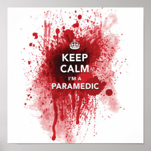 Drôle 'Keep Calm, I'm a Paramedic' 12 x 12 Poster