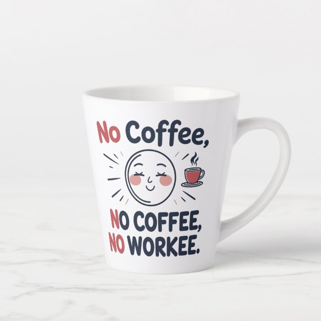 Drôle latte Mug pour les amateurs de café (Droite)