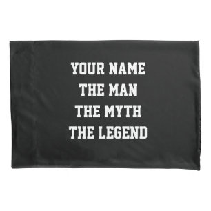 Drôle l'homme le mythe la taie d'oreiller de