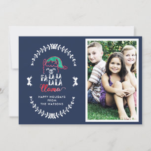 Drôle Llama Citation Noël Dit Vacances Photo