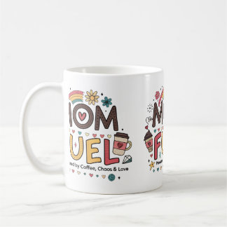 Drôle Maman Mug - "Maman Carburant" Café Cup