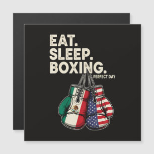 Drôle Manger Dormir Répéter Boxe