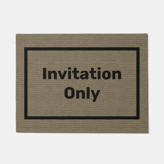 Drôle mat | Paillasson d'invitation uniquement