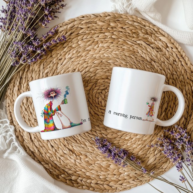Drôle Matin Café Mug (Créateur téléchargé)