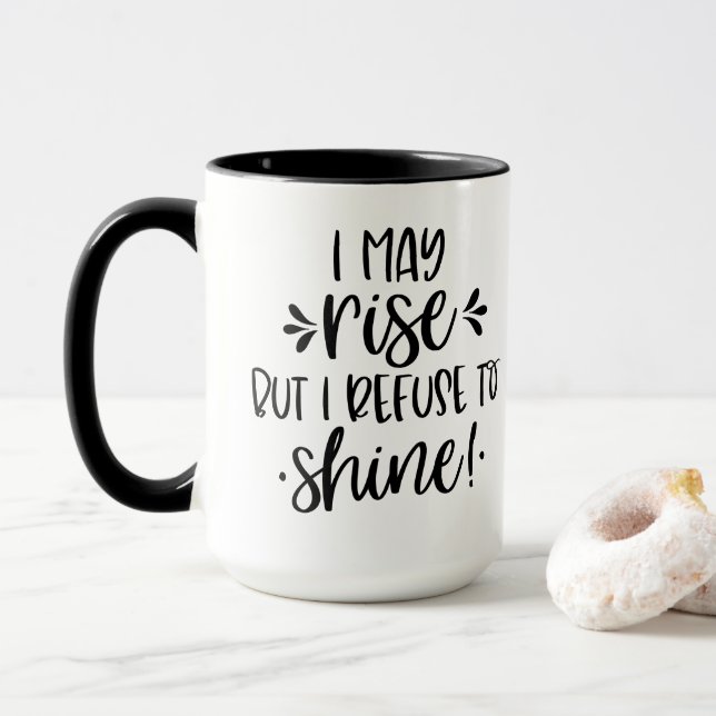 Drôle Matin Café Mug (Avec donut)