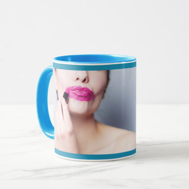 Drôle Mauvaise application Lipstick tasses personn (Devant gauche)