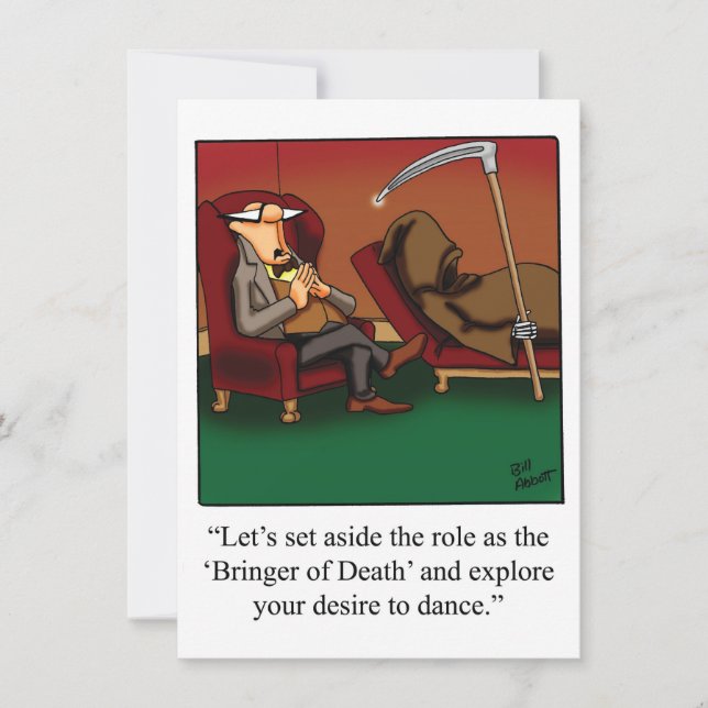 Drôle Médicale / Psychologie Graduation Invitation (Devant)