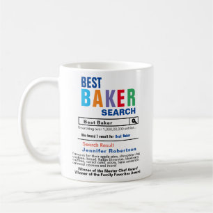 Drôle Meilleur boulanger Recherche Café Mug