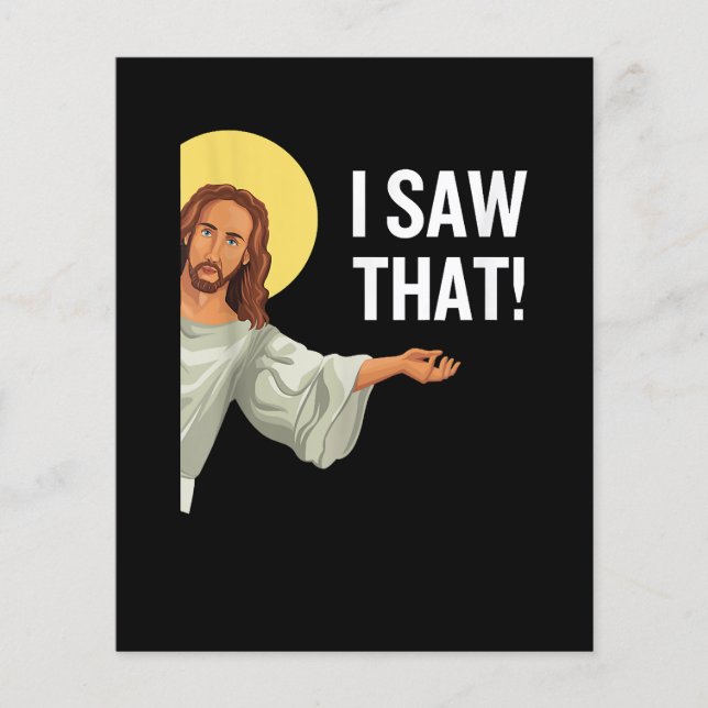 Drôle Mème Jésus J'Ai Vu Que Citation Chrétienne D (Devant)