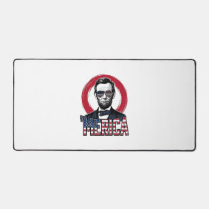 Drôle Merica Patriotique Président Vintage Vecteur