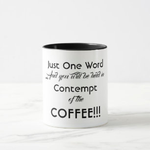 Drôle Message Café Mug