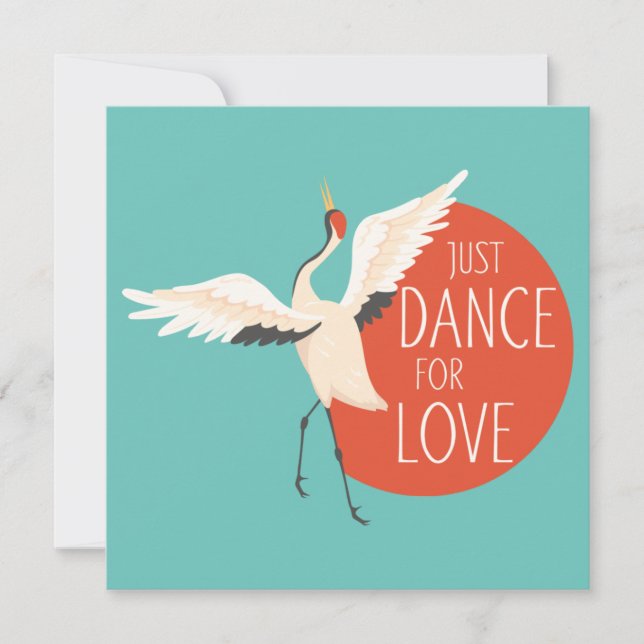 Drôle message d'oiseau - Juste danser pour l'amour (Devant)