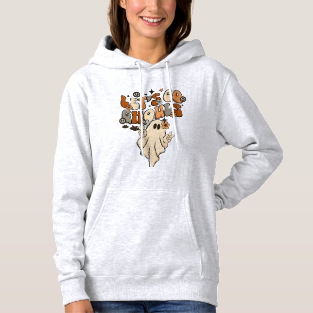 Drôle mignon Allons Gouls Halloween Sweat - shirt  (Devant)
