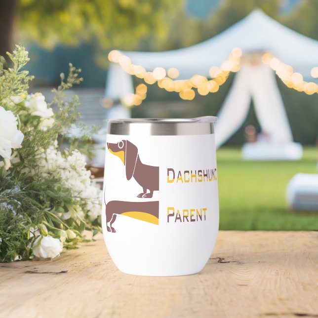 Drôle mignon dachshund pour parent chien long (Extérieur)