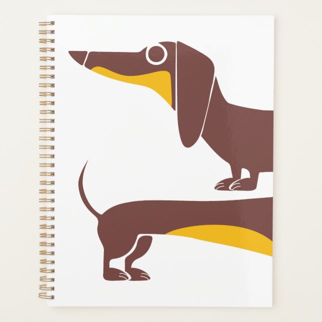 Drôle mignon dachshund pour parent chien long (Devant)