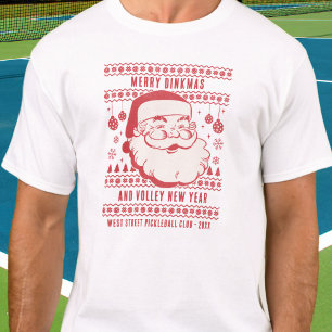 Drôle moche Sweat de Noël Custom Pickleball
