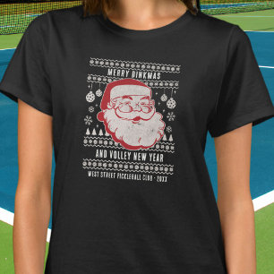 Drôle moche Sweat de Noël Custom Pickleball