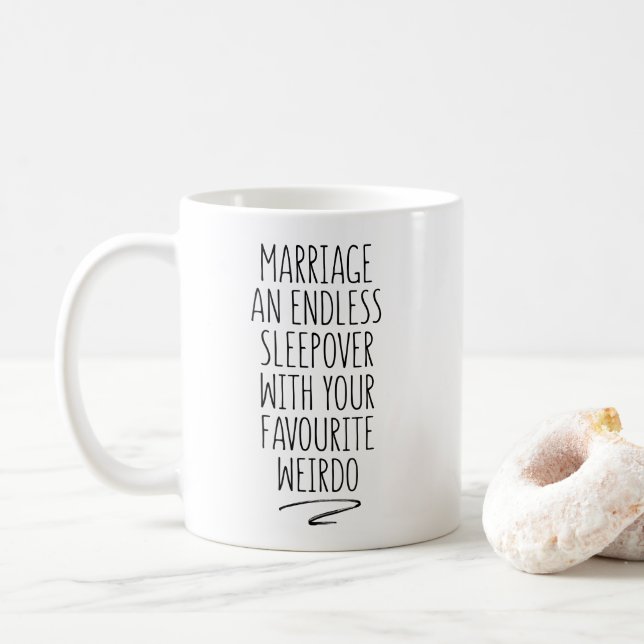Drôle Mug Café, J'Aime Café, Mug Café, Drôle (Avec donut)