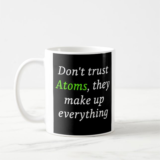Drôle Mug - Le cadeau parfait pour Science L (Gauche)